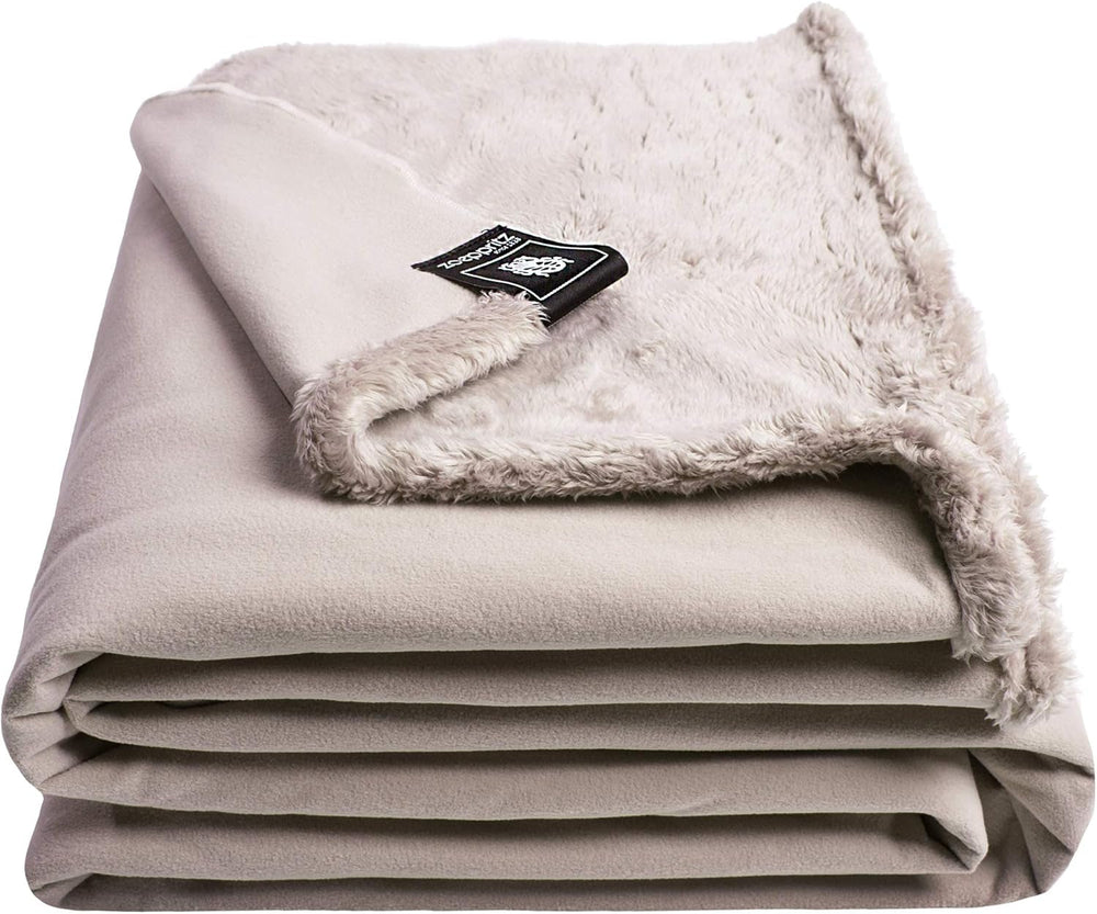 Pătură Reborn Bliss - Pătură confortabilă din blană artificială - Pătură din blană artificială pufoasă și luxoasă cu spate neted - 140X190 Cm - 310 Rose - De "Zoeppritz since 1828" Paturi si Cuverturi 'zoeppritz since 1828' 090 Argilă 180X220Cm