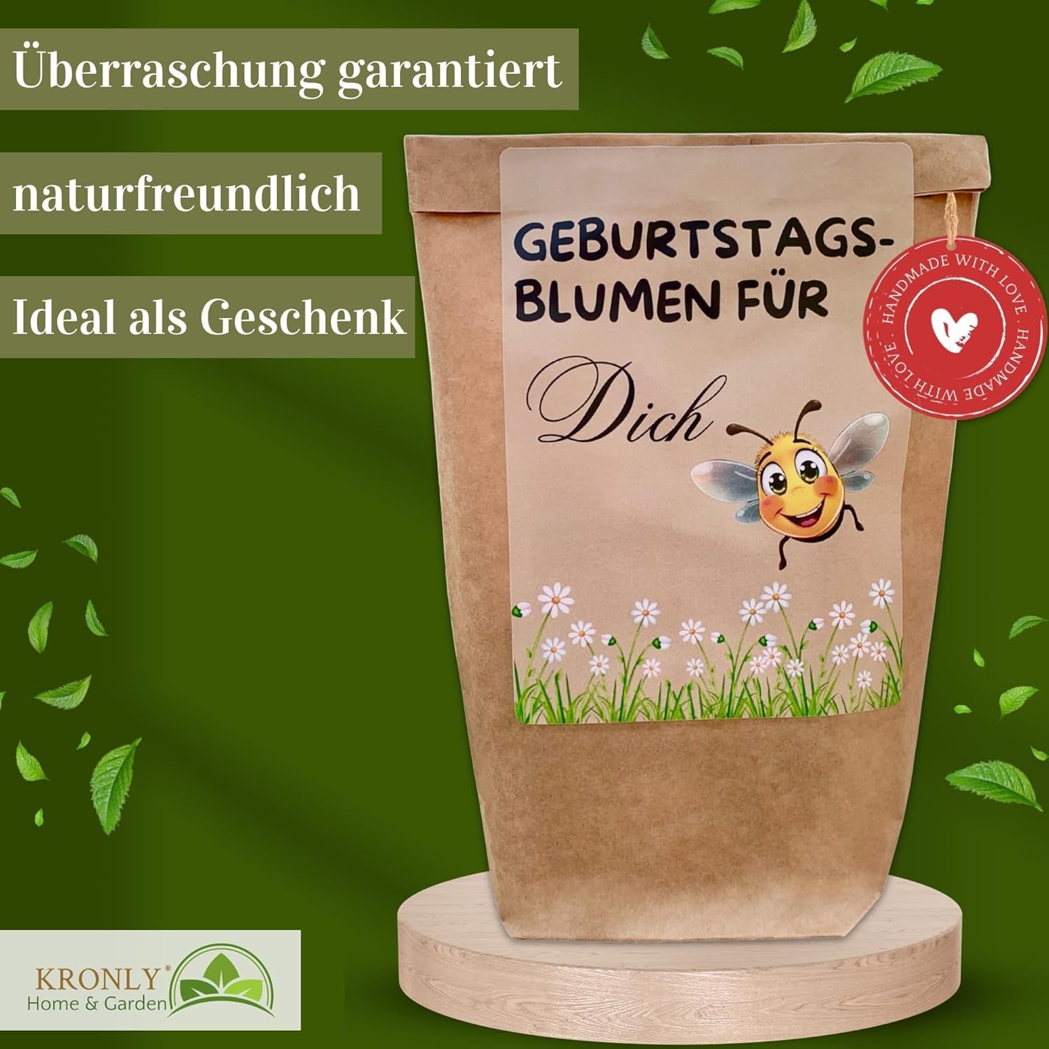 Fødselsdagsgave, Fødselsdagsblomst plantesæt, overraskelsesgavepose, Fødselsdagsgave til kvinder, Blomsterfrø til individuel plantning