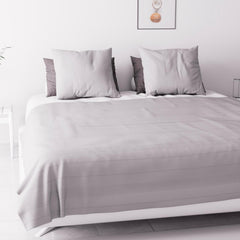 Soleil D'Ocre Adele, Acoperire Zigzag, Aruncată de pe canapea, Polycoton, Gri, 220 X 240 Cm Plapumi si pilote Naty Shop