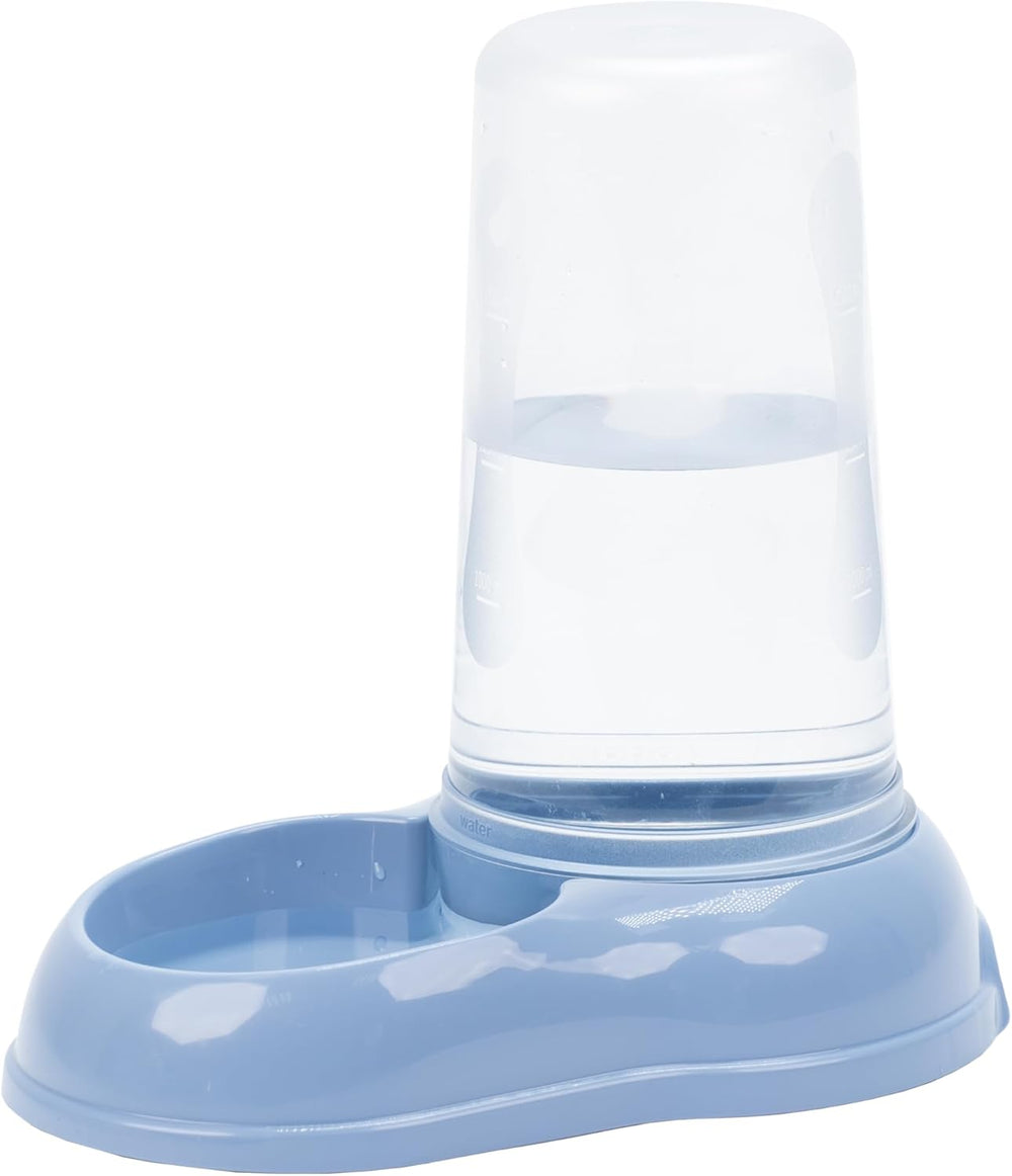 Ferplast Futter- oder Wasserspender für Hunde und Katzen AZIMUT 600 Futtertrog Vand 0,6 liter, Rutschfester Boden, 12,5 x 19 x H 19,5 cm Blå