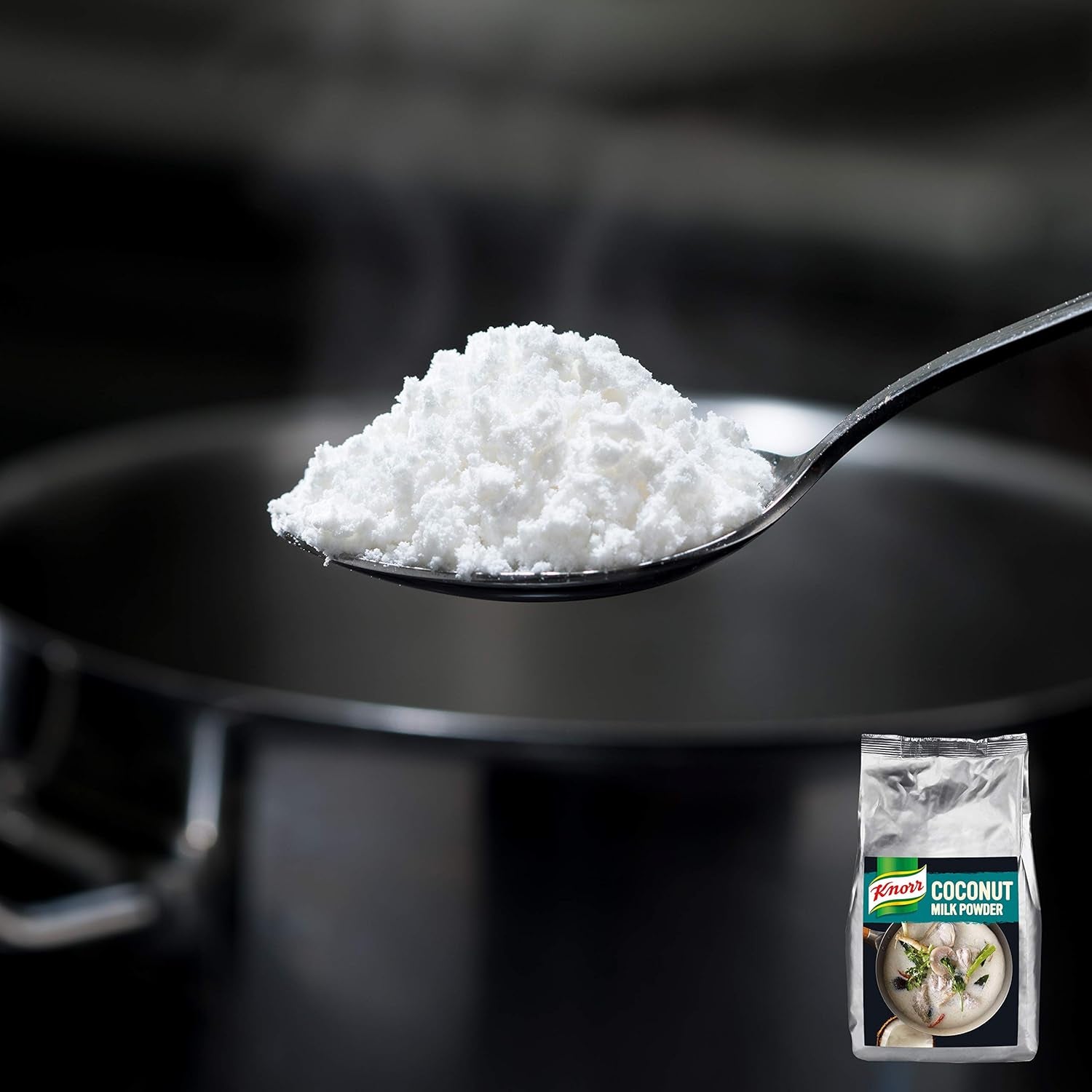 Knorr Kokosmilch Pulver (Mælkepulver fra 20 frischen Kokosnüssen, ergibt 6,6 liter Kokosmilch) 1er Pakke (1 x 1 kg)