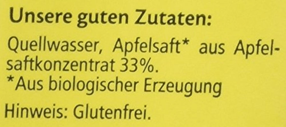 Hipp økologisk æblejuice med almindeligt vand, pakke med 15 (15 x 200 ml) Mor og barn Naty Shop