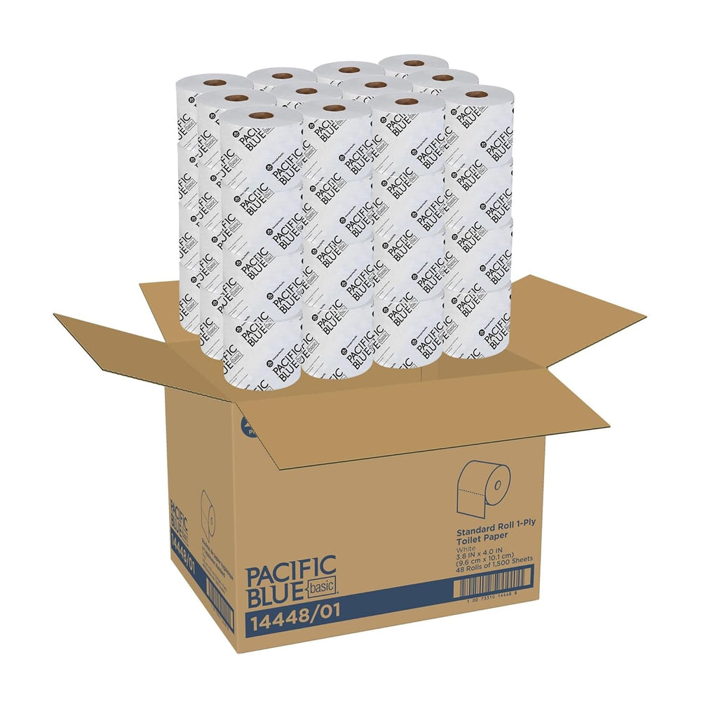 Șervețel de baie Imagine White 1-Ply, HIGH CAPACITY, alb, 48