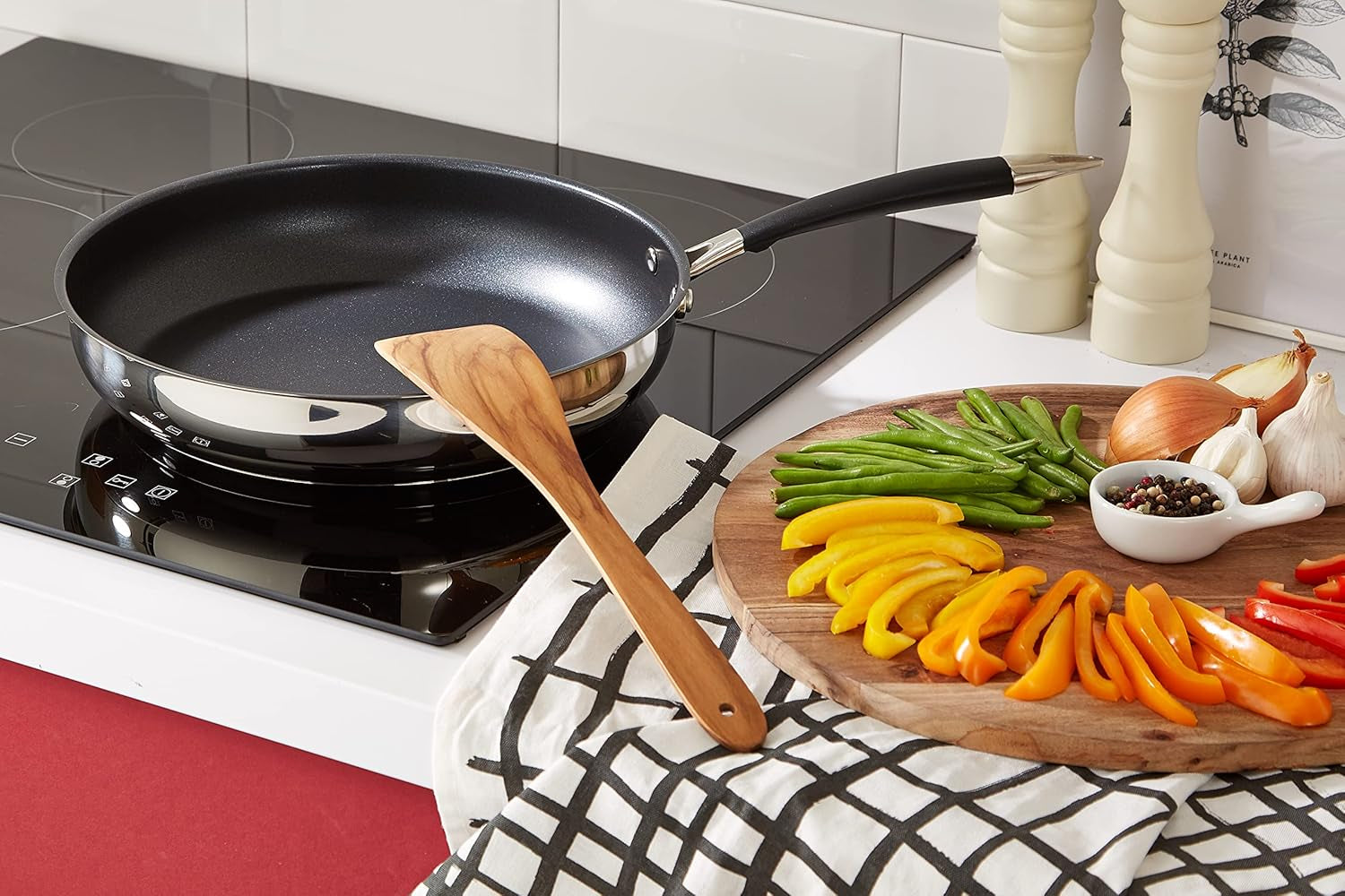 Pande, 28 cm, sort Naty Shop Gryder og pander