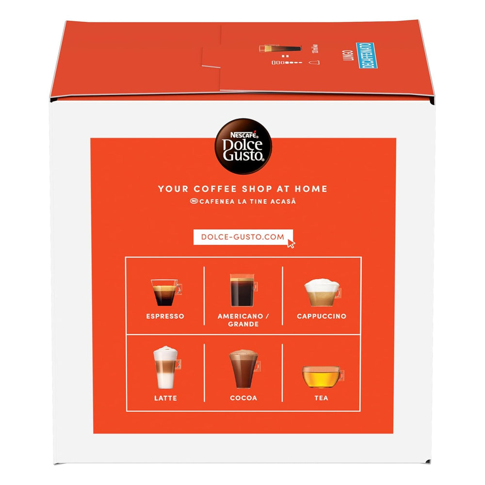 NESCAFÉ DOLCE GUSTO Lungo Decaffeinato Kaffeekapseln 3er Pack (3 x 16 Kapseln)