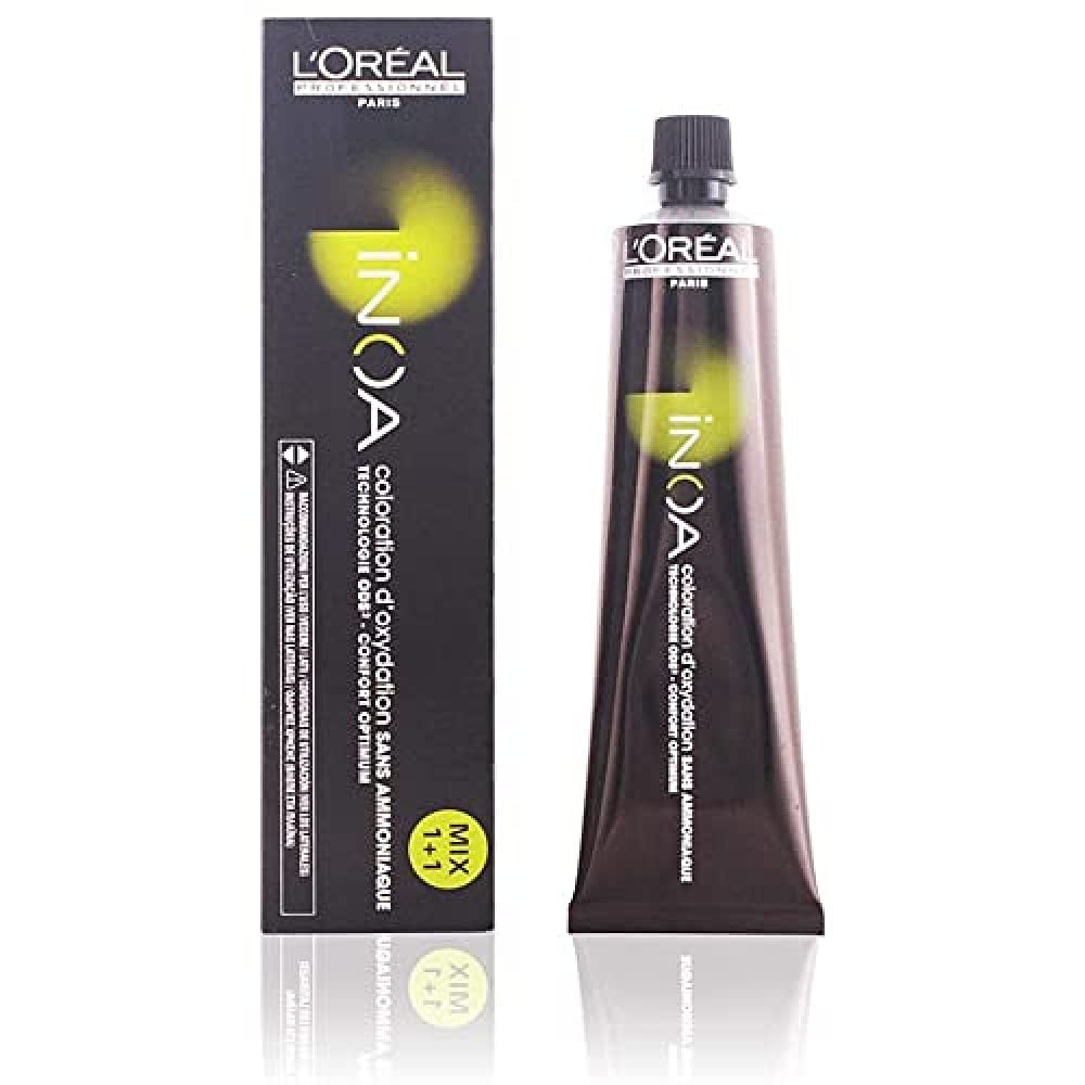 L'Oréal Professionnel INOA Colorație oxidativă fără amoniac 4 maro mediu, 1 pachet, (1x 60 ml)