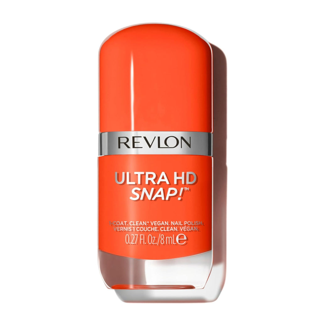 Revlon Ultra HD Snap Neglelak Langtidsholdbar Vegan Formula Quick Dry One Coat Fuld dækkende farve (8ml) Hot Stuff (007) Unisex