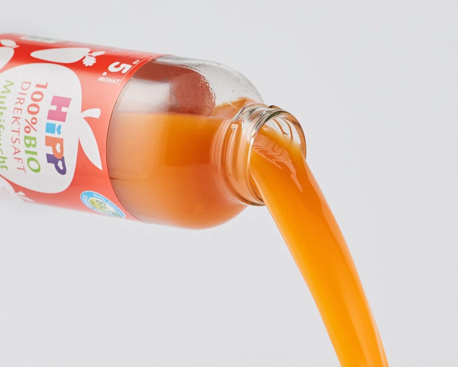 Hipp 100% økologisk juice, multifrugt med gulerod, pakke med 6 (6 x 330 ml) Naty Shop