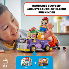 LEGO Super Mario Bowser's Monster Cart Udvidelsessæt Bowser billegetøj til drenge og piger Single Character Set Gamer Gave til 8 år 71431 Byggesæt Besuche den LEGO-Store