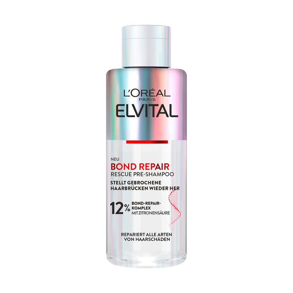 L'Oréal Paris Elvital Bond Repair Shampoo, Skånsom rensning til hårreparation Bruser og bad L'Oréal 200 ml Pre-Shampoo