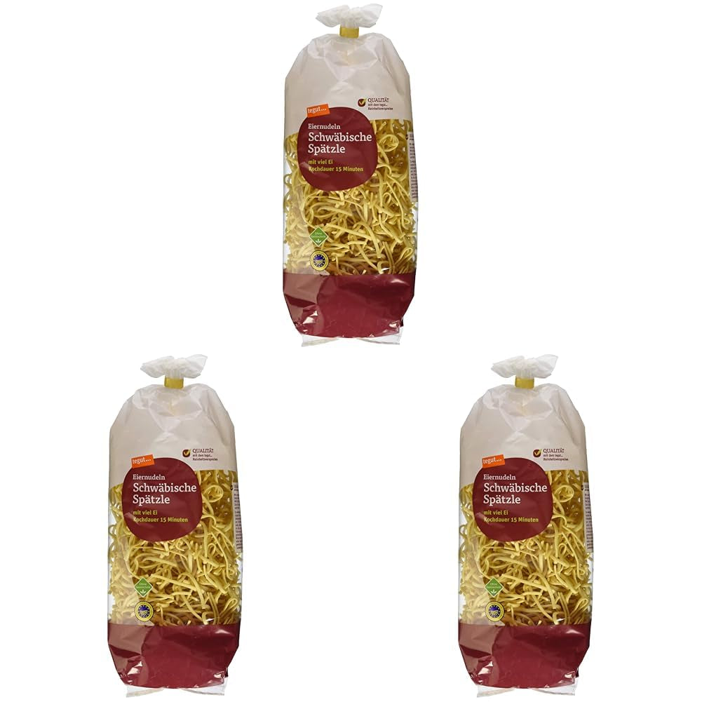tegut... Nudler med æg Swabian Spätzle, 1 x 500g