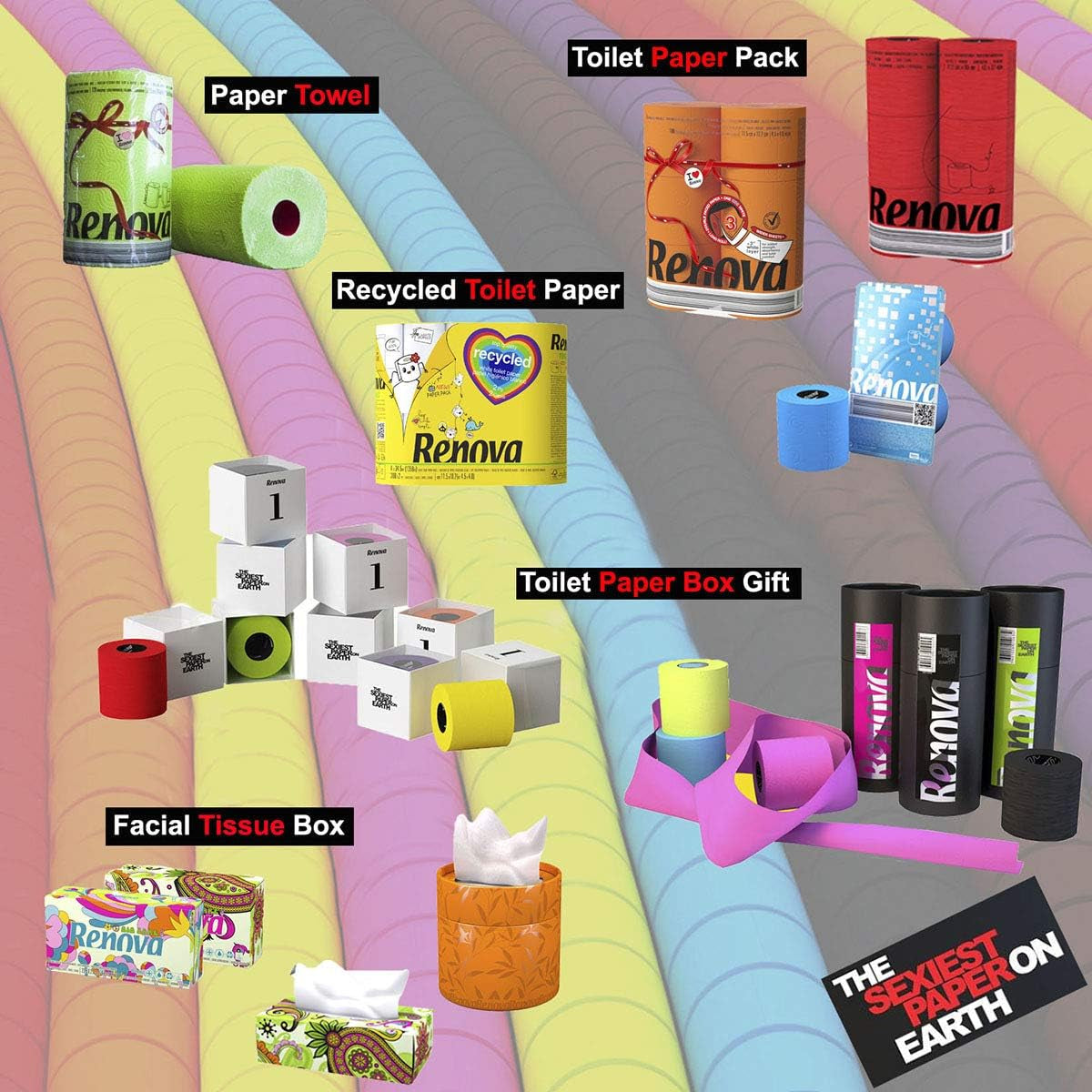 Hârtie igienică Renova - 1 bucată