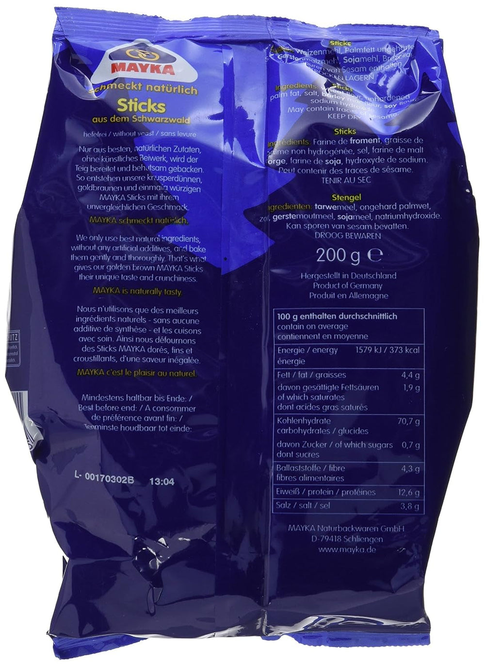 Produse de patiserie, Pachet de 6 (6 x 200 g), Ambalaj variabil