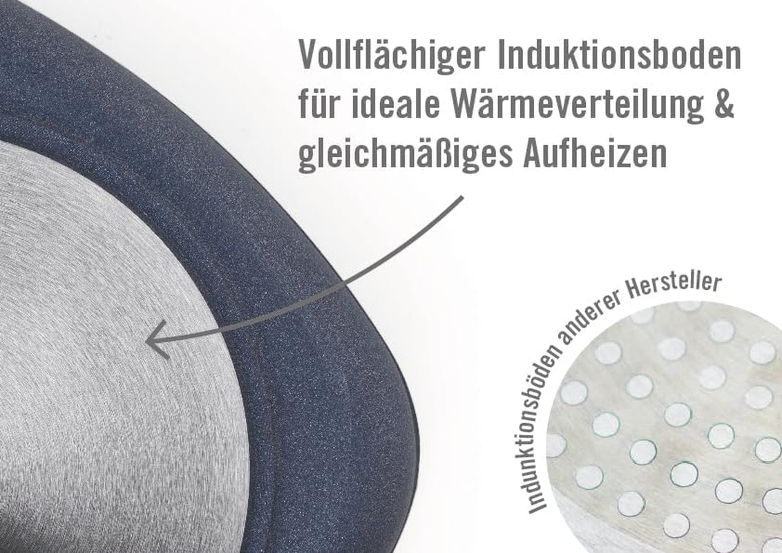 Woll Nowo Titanium Guss-Kasserole Viereckig - Induktiv -, 28 X 28 Cm, 10 Cm Hoch, 6,0 Liter, Mit 2 Seitengriffen - Geeignet Für Alle Herdarten, Aluminium, Backofenfest, Schwarz Forme og bakker til bagning Naty Shop