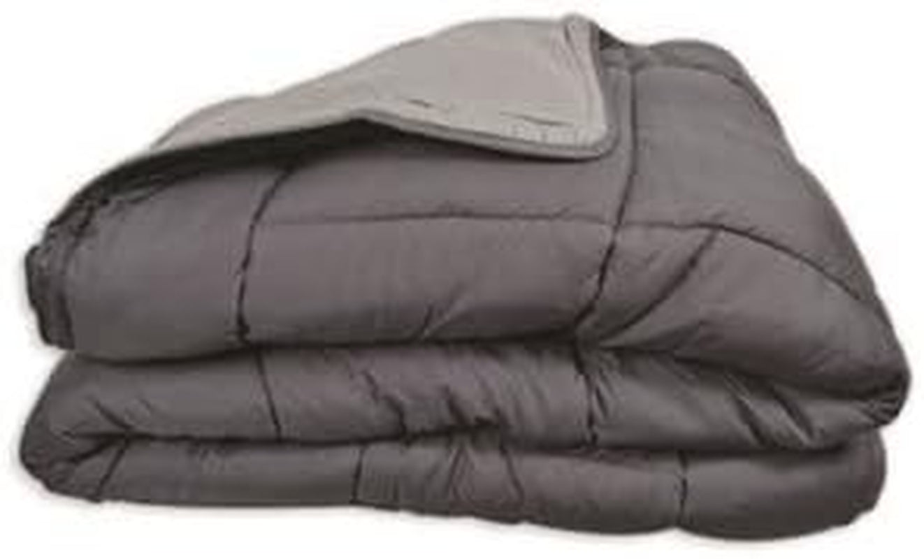 Poyet Motte Calgary Duvet Cover Poliester Steel/Silver, Poliester, Acier/Argent, 220X160X1 Cm Plapumi si pilote Naty Shop 200X200X1 Cm