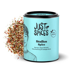 Just Spices Stullen Spice I Würze belegte Brote med 13 leckeren Ingrediens i en Gewürzmix I Gewürzdose, 50 g