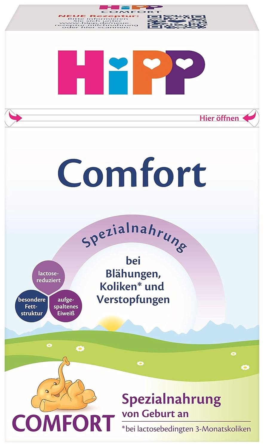 Hipp specialmad special anti-reflux mad, 4 x 600 gram Naty Shop