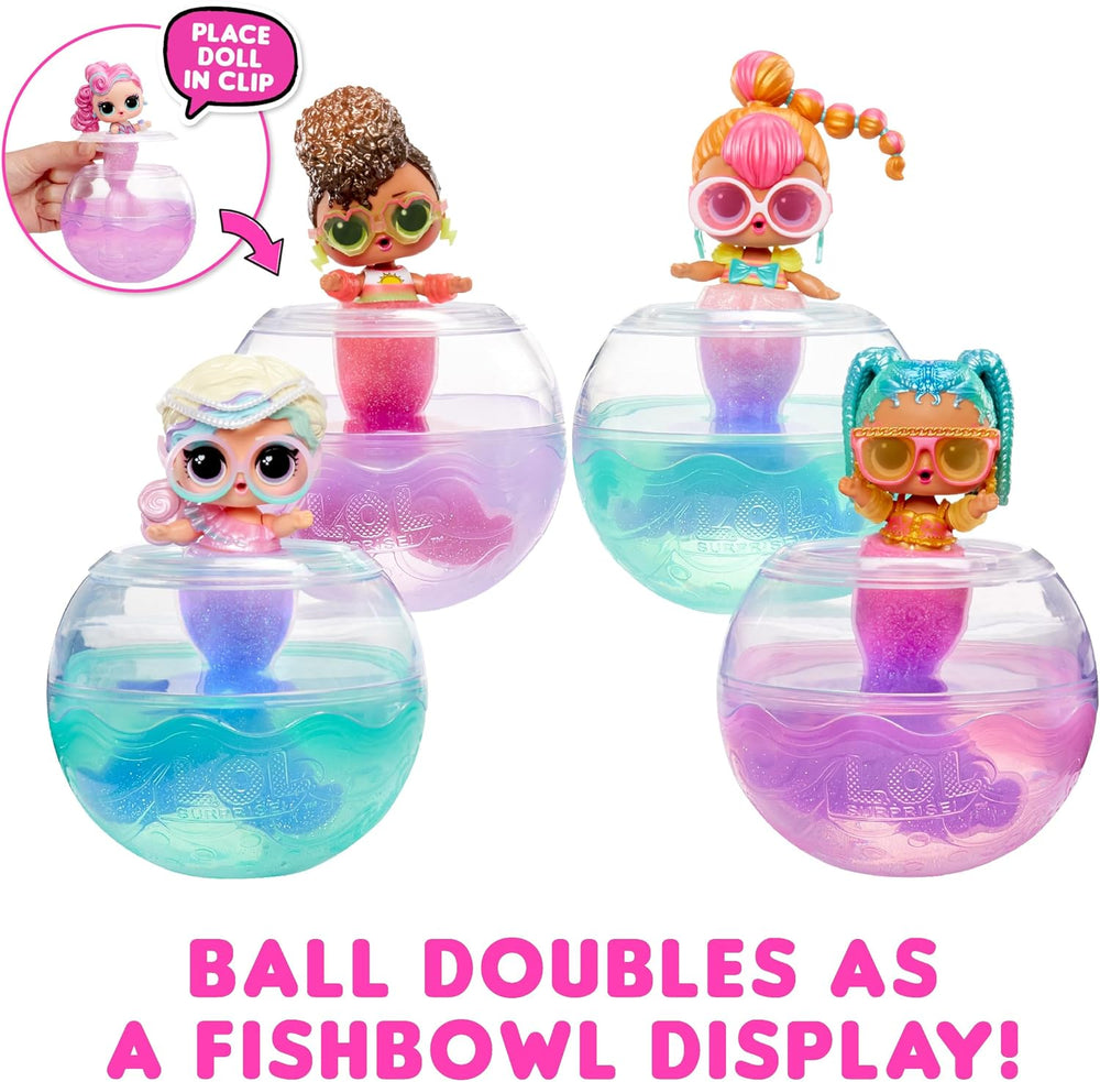 L.O.L. Surprise! Mermaids Tots - Mode-Minipuppen mit Farbwechselnden Schwänzen - Geeignet für Sammler, Mädchen und Jungen ab 4 Jahren