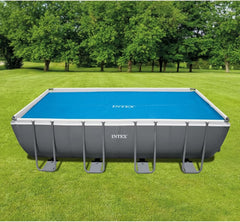 Intex Ultra Frame rektangulært madrasbetræk 549 x 274 cm, 160 mikron tykkelse, fremstillede mål: 538 x 253 cm, 28016, blå