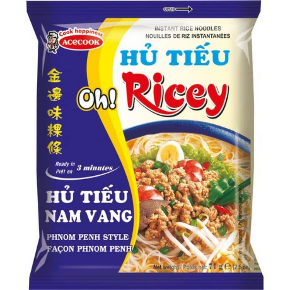 ACECOOK - ELLER Nam Vang Instant Rice Nudles - Multipack (24 x 71 g)