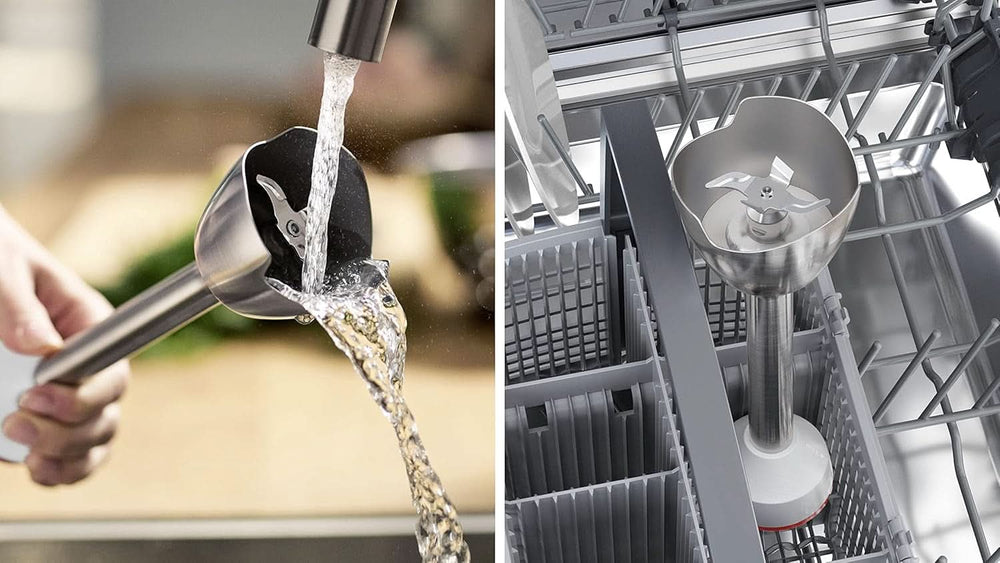 , Stab Mixer, Ergomaster Series 4, 800 Watt Motor, Speed ​​​​Controller, Quattroblade Kitchen Naty Shop