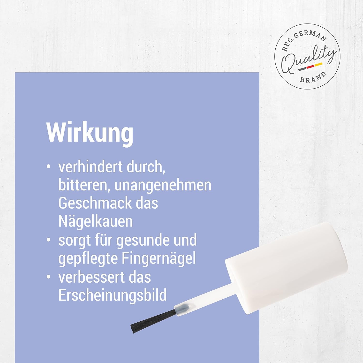 TITANIA Anti-Redness Neglelak (10ml) • Neglebidende neglelak • Forebyggelse af neglebidning • Håndbeskyttelse til neglebidning • Forebyggelse af neglebidning