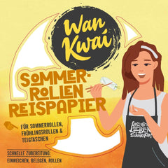 Wan Kwai Summer Roll Rice Paper 200 g – Kræver let iblødsætning, perfekt til sprøde forårsruller, friske sommerruller eller dampede dumplings
