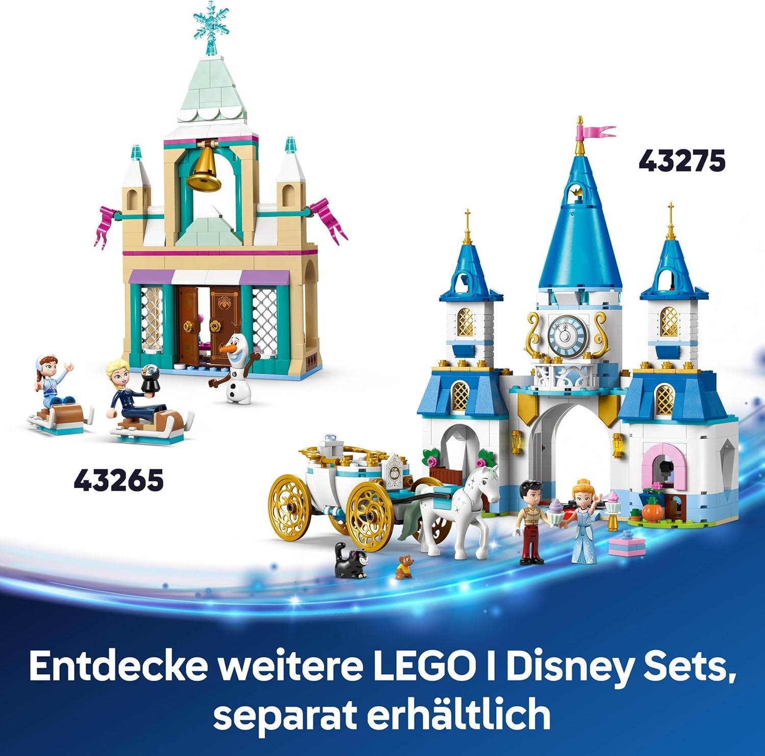 LEGO Ç€ Disney Encanto Mini House, byggelegetøj til piger fra 5 år, fantasy legetøj og byggesæt med Mirabel og Antonio Mini Dolls, en Capybara figur og nøgle 43261 Byggesæt Besuche den LEGO-Store