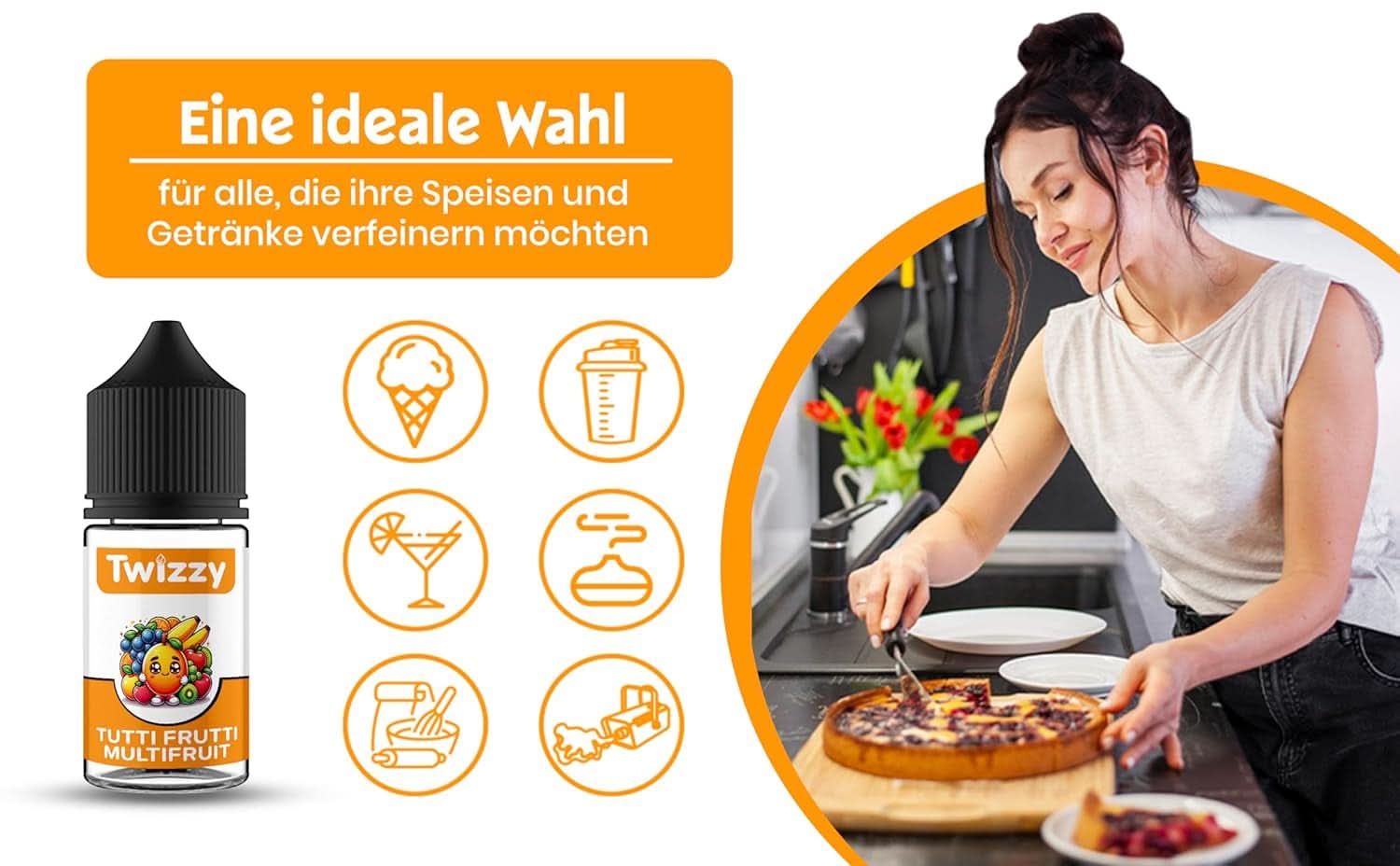 Twizzy Koncentreret Tutti Frutti Aroma, 30 ml Aromas Naty Shop