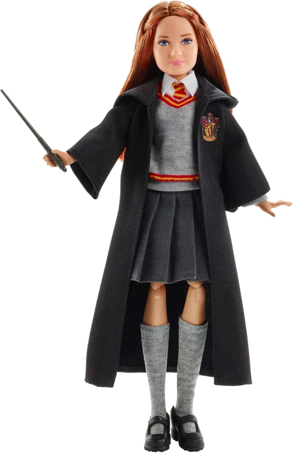 HARRY POTTER Gryffindor adventskalender - 24 historier, magiske overraskelser, Hogwarts fællesrum, realistisk ansigt, for fans fra 6 år og opefter, HND80 Ginny Weasley Naty Shop Dolls