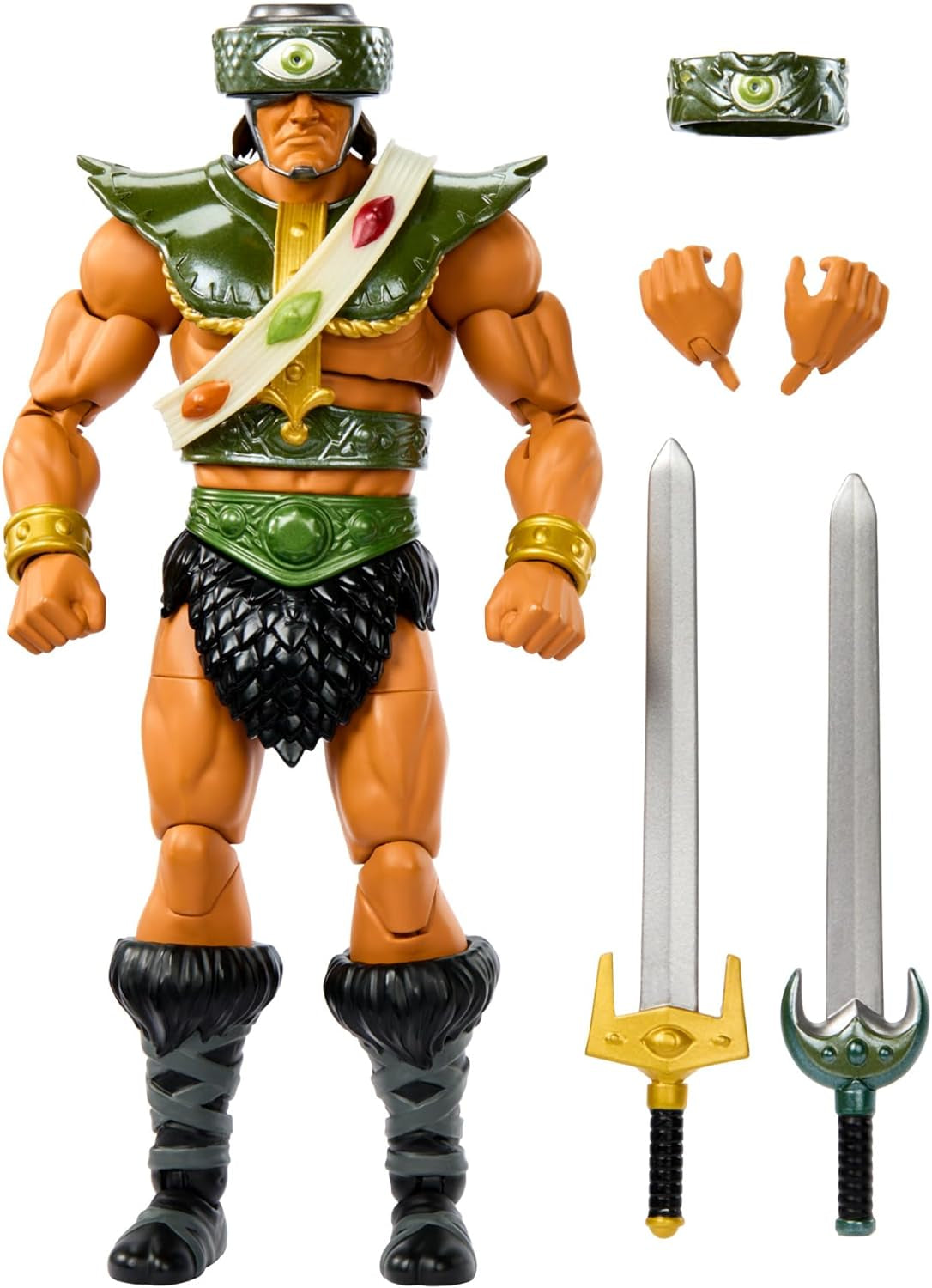 Masters of the Universe Masterverse Ny Eternia Tri-Klops Action Figur Deluxe samlerfigur med 30 Move Points og tilbehør Motu Toy HYC52 Action Figurer Naty Shop Standardtitel