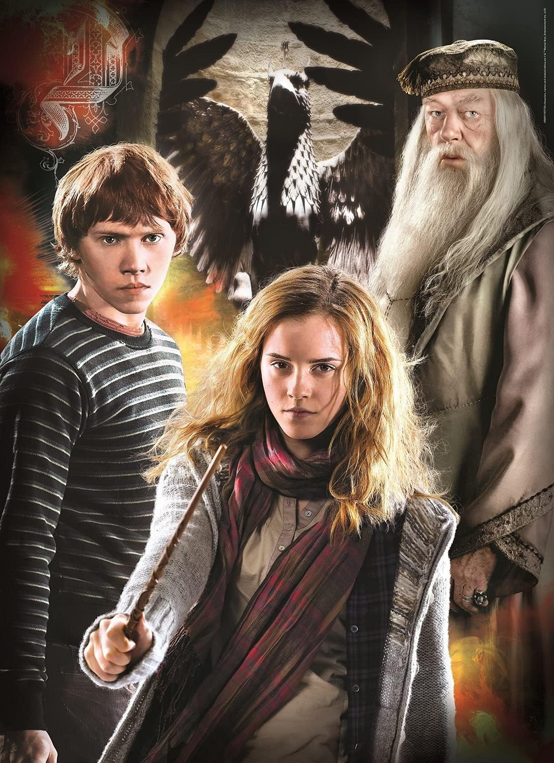 Clementoni 61884 Harry Potter - 3 x 1000 brikker fra 9 år gammel, farverigt puslespil for voksne med dristige farver, færdighedsspil for hele familien, god gaveidé-puslespil Naty Shop