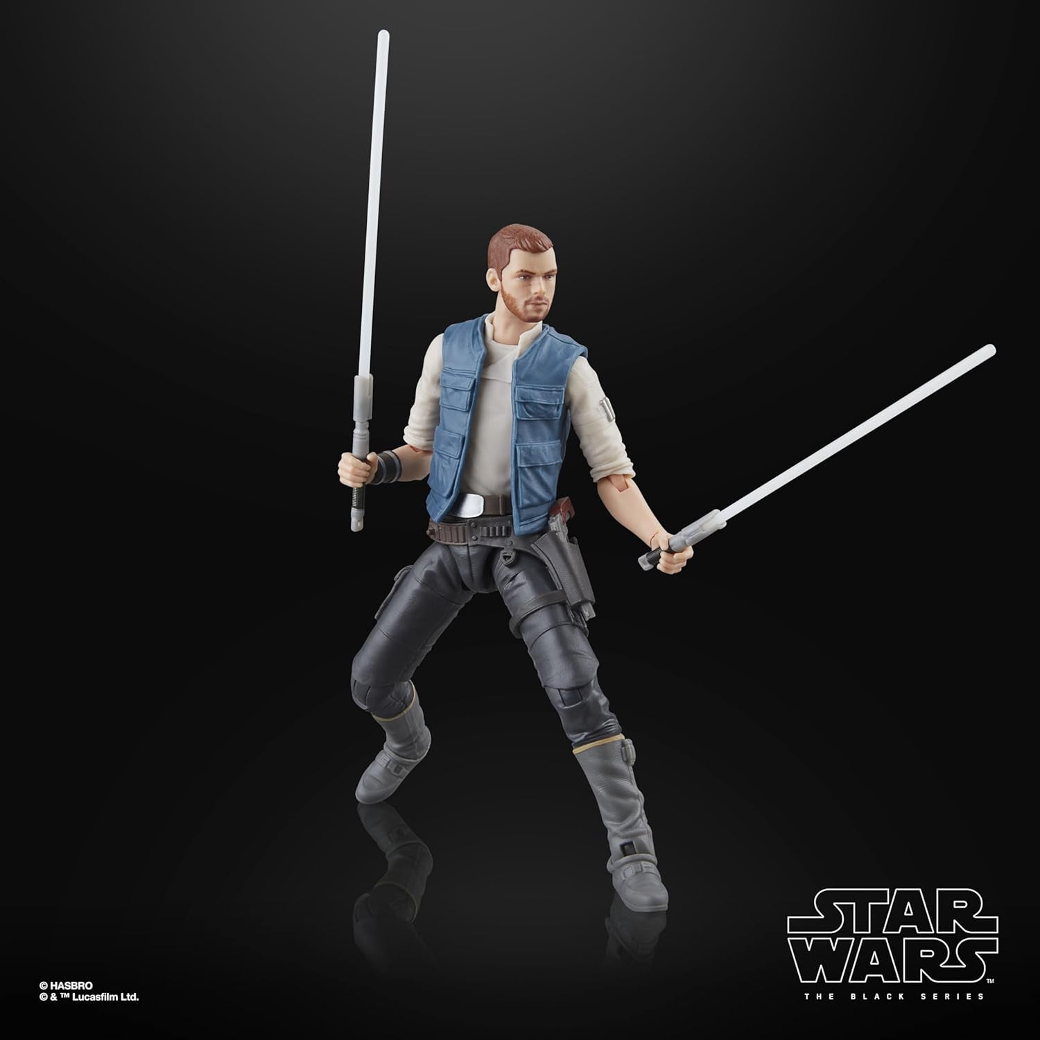 Star Wars Black Series Cal Kestis, Turgle & Skoova Stev, Star Wars Jedi: Survivor Collectible Action Figurer (Skala 15 Cm) Action Figurer Naty Shop