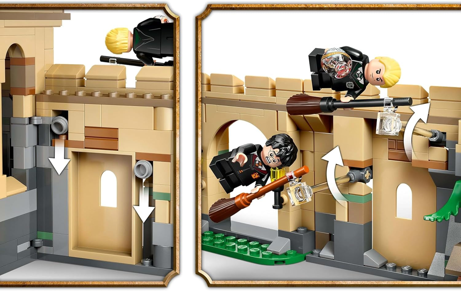 Hogwarts Castle LEGO Harry Potter: Flying Lessons Adventure Legesæt med 6 samlebare minifigurer inklusive Draco Malfoy og Professor McGonagall Rollespilssæt for drenge og piger 9 år 76447 Byggesæt Besuche den LEGO-Store