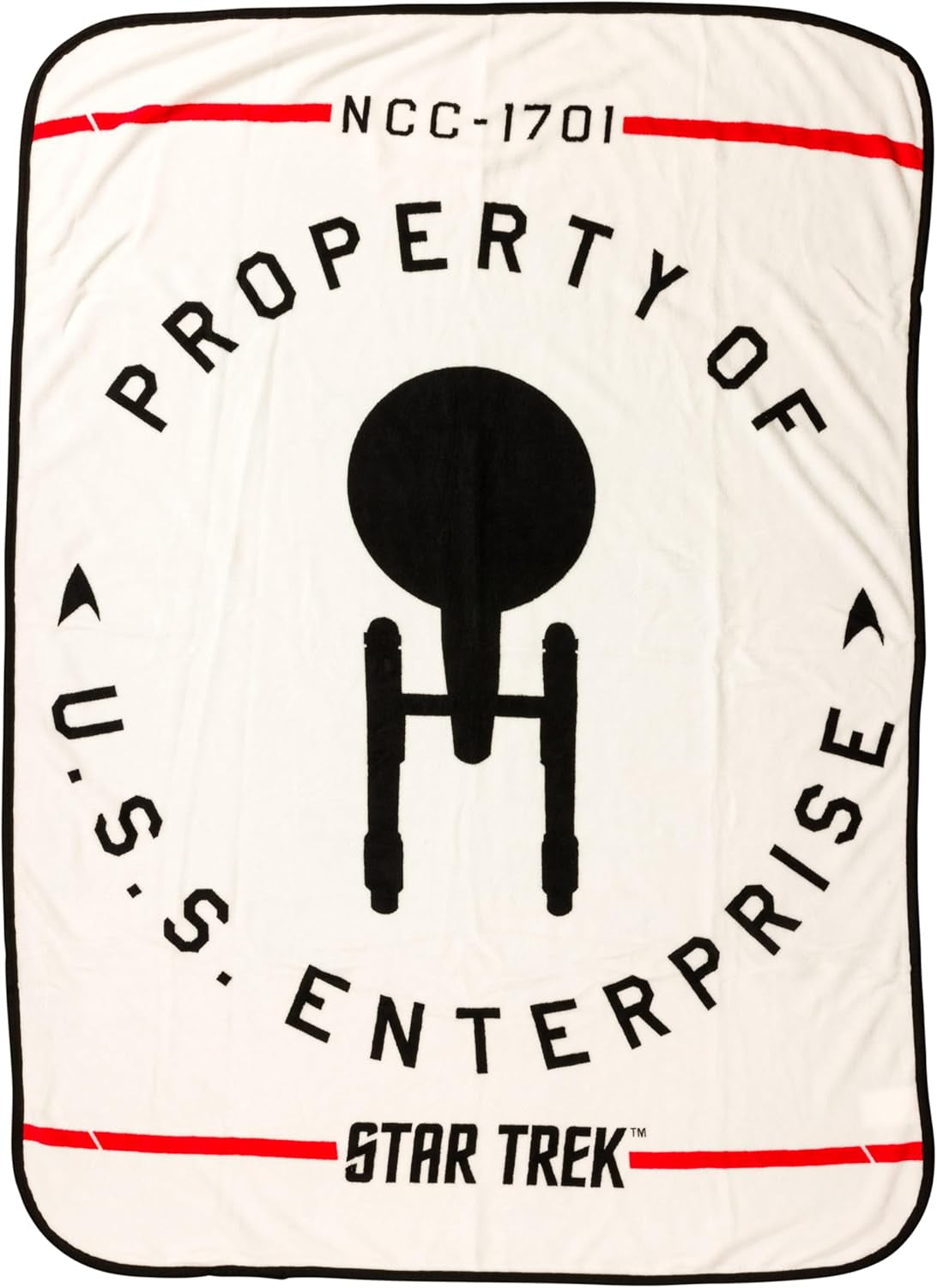 Silver Buffalo Garfield hængende tæppe, fleece, 114,3 X 152,4 cm Senge og tæpper Silver Buffalo Star Trek