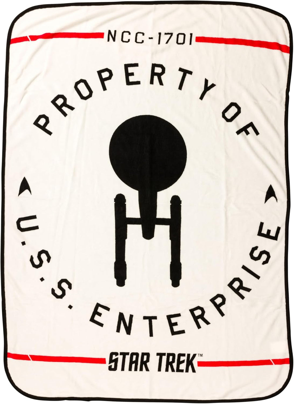 Silver Buffalo Garfield hængende tæppe, fleece, 114,3 X 152,4 cm Senge og tæpper Silver Buffalo Star Trek