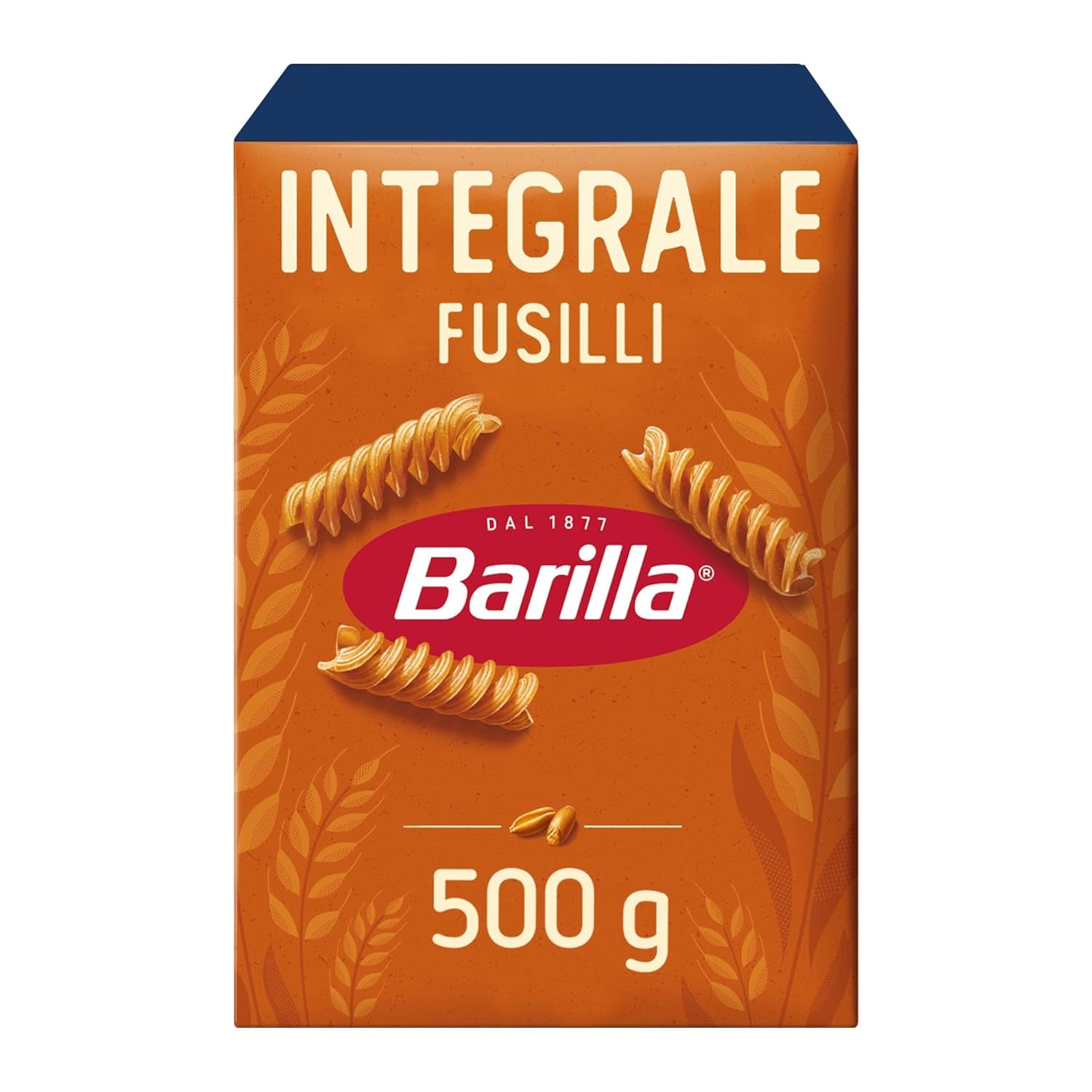 Barilla Pasta Integrale Fusilli – Semolina pasta med naturlige fibre, 500 g