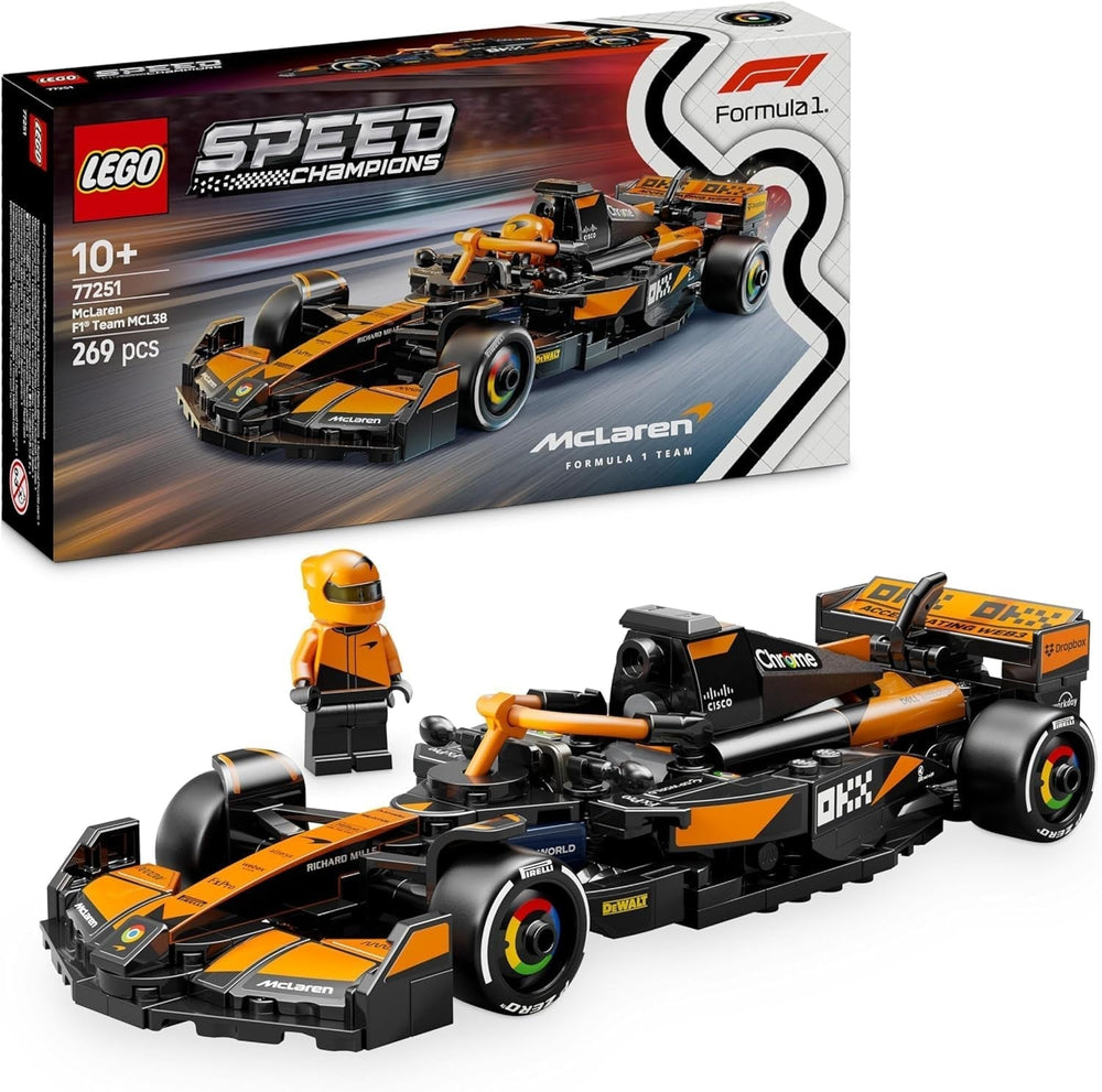 LEGO Speed Champions Mercedes-Amg F1 W15 Racerbil - Formel 1 Minifigur Legetøj - Samlerbar og bygbar bilmodel - Gave til drenge og piger 10+ eller voksne fans 77244 Byggesæt Besuche den LEGO-Store Mclaren F1 Team Mcl38 Racerbil 77251