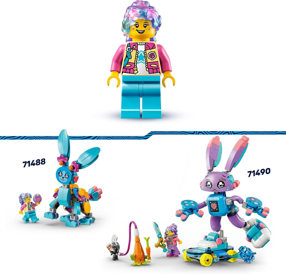 LEGO Dreamzzz Bunchus Creative Animal Adventures Børnelegetøjskanin 20-i-1 Fantasy-legesæt med minifigur Izzie-gave til piger og drenge 7 år 71488 Byggesæt Besuche den LEGO-Store