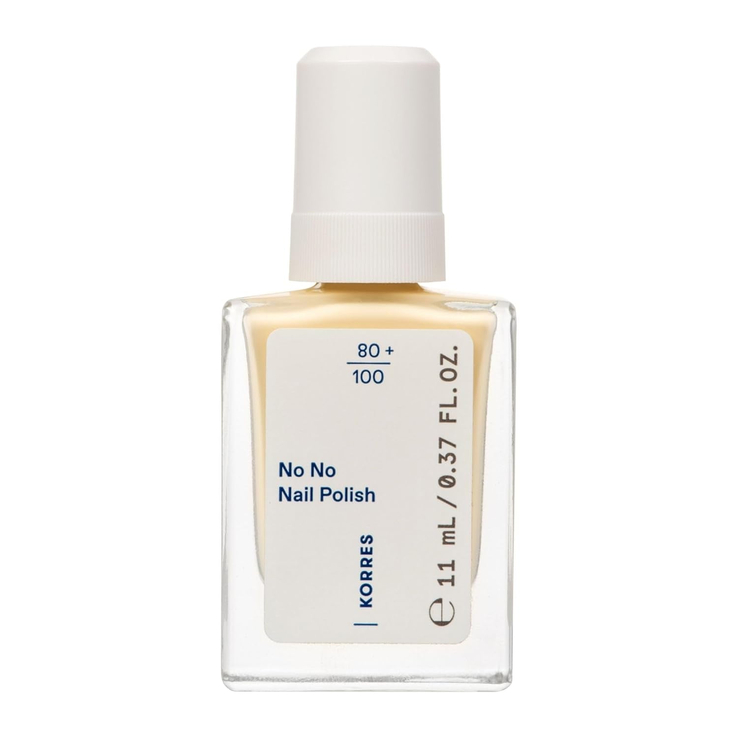 KORRES Nej Ingen neglelak base - 10% vegansk base uden slip, for langtidsholdbar, chip-resistent farve, 11 ml - naturligt velplejede negle, ingen skadelige stoffer