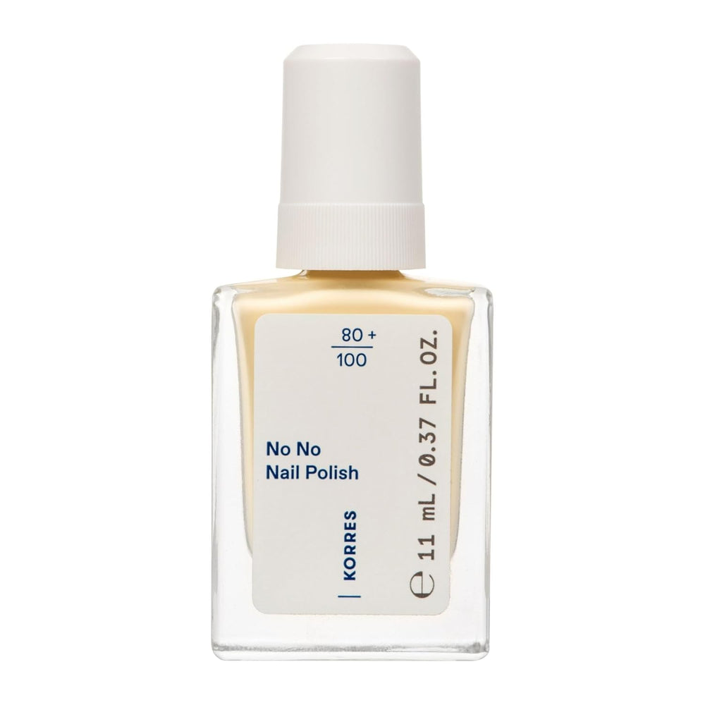 KORRES Nej Ingen neglelak base - 10% vegansk base uden slip, for langtidsholdbar, chip-resistent farve, 11 ml - naturligt velplejede negle, ingen skadelige stoffer
