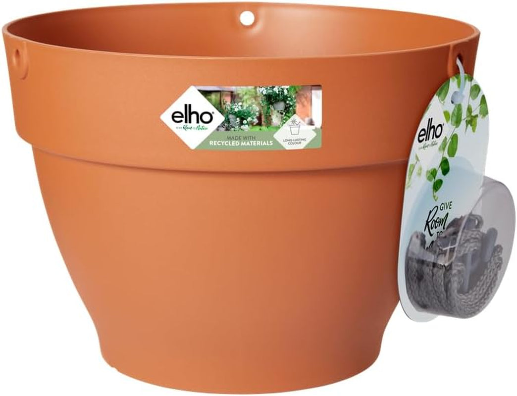 elho Vibia Campana Jardinieră suspendată 26 - Ghiveci suspendat pentru flori - Ghiveci pentru plante de exterior - Ø 26,0 x H 18,4 cm - Negru/Antracit