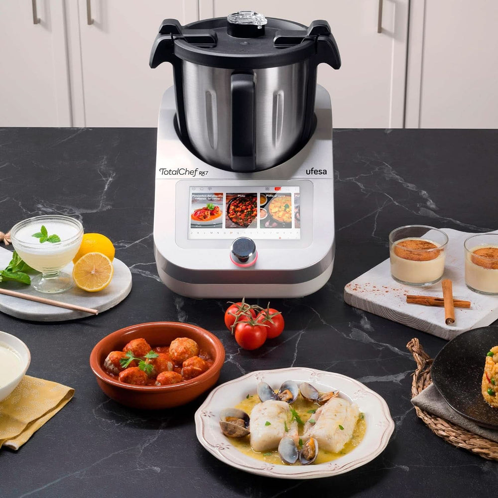 Ufesa Totalchef RK7, multifunktionel foodprocessor med kogefunktion, WLAN, 30 funktioner Naty Shop