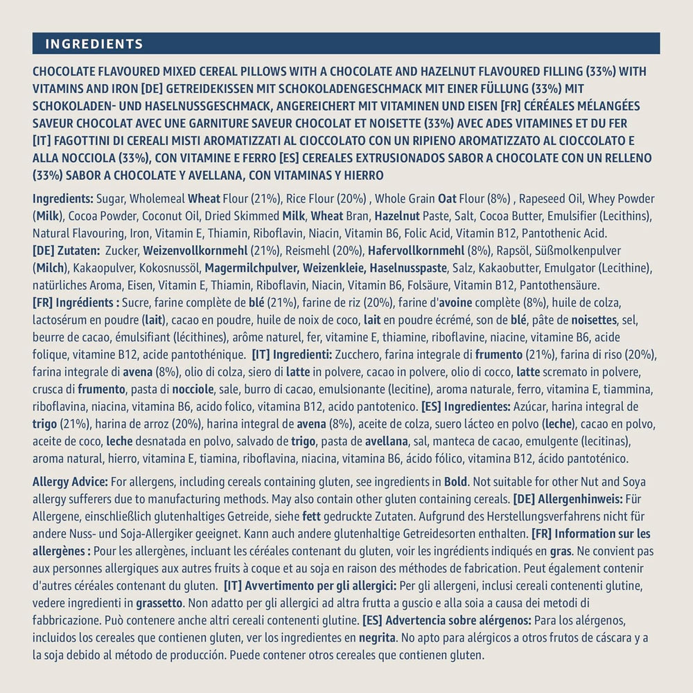 Chokolade nøddepude fra Amazon, 375g