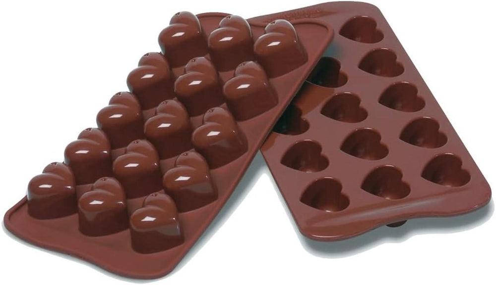 Silikomart 194690, Chokolade Praliner, Hjerte, 15 modeller Køkken Naty Shop Hearts