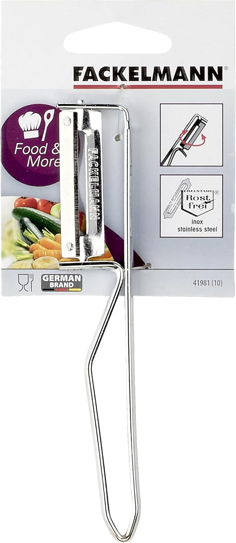 Fackelmann Universalskræller, Klingeskræller i rustfrit stål Naty Shop