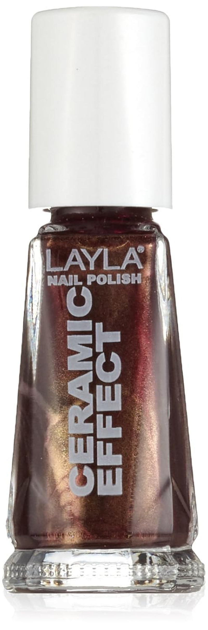 Kosmetik 1243R23-109 Keramisk effekt neglelak - orange fluo, 1er pakke (1 x 0,01 l)