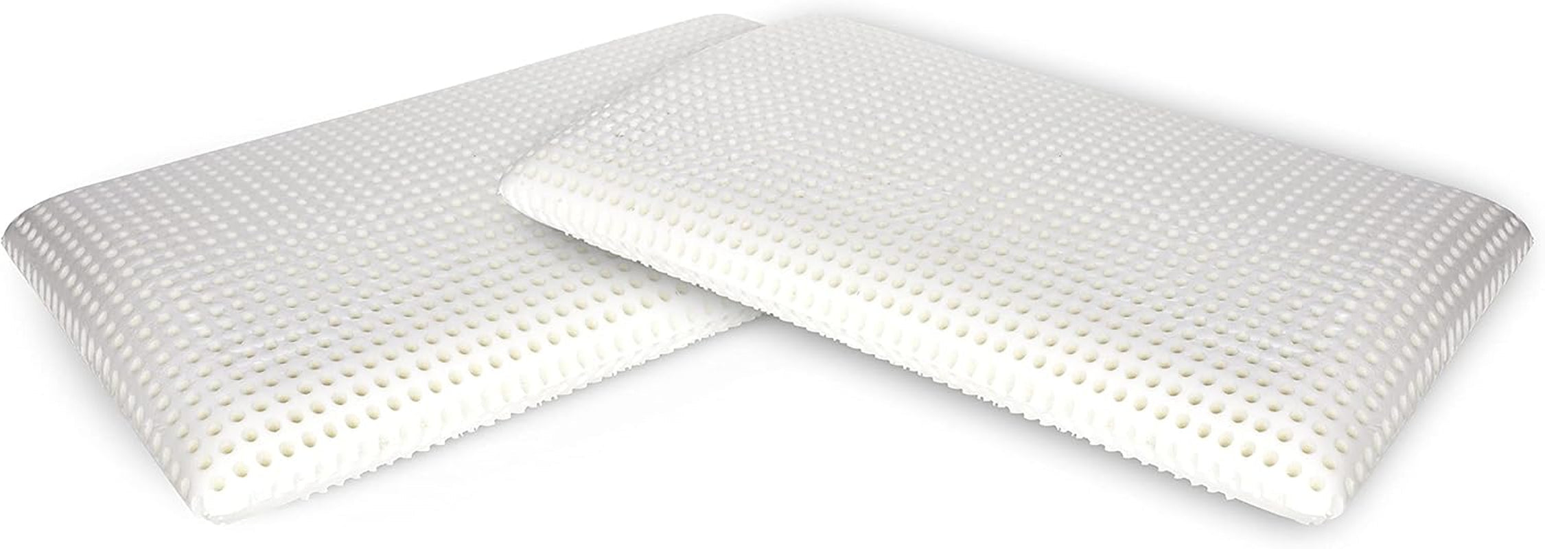 Talamo Italia Set de 2 perne pentru pat, 100% Made in Italy, pernă detașabilă "săpun" din spumă de memorie perforată, hipoalergenică și respirabilă, 70X40Xh16 Cm Perne standard Naty Shop Altezza 10 Fără capac Set Da 2