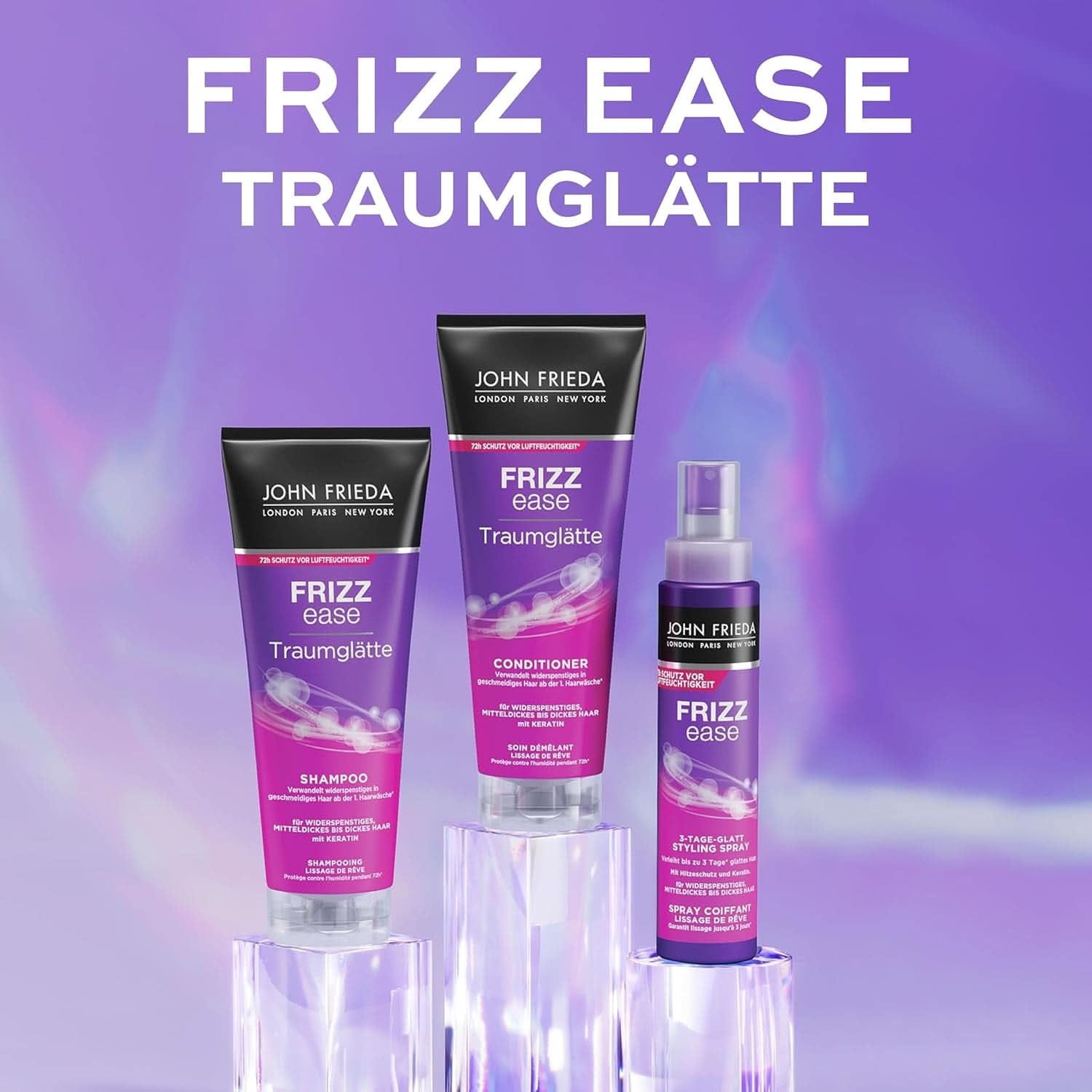 John Frieda - Frizz Ease Dream Smoothing Shampoo, 250 ml Brusebad og bad Naty Shop