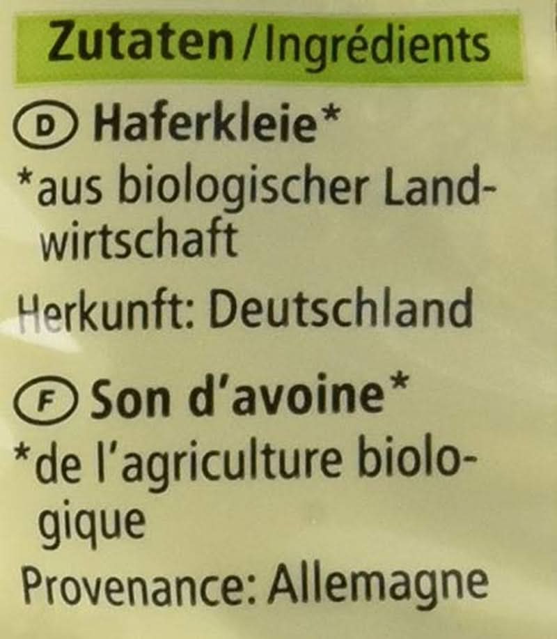 Økologisk havreklid med spirer, 500 gram Cereale Naty Shop